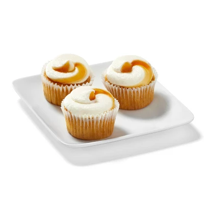 Harvest Pumpkin Spice Mini Cupcakes - 10oz/12ct - Favorite Day™ 1 Harvest Pumpkin Spice Mini Cupcakes - 10oz/12ct - Favorite Day™