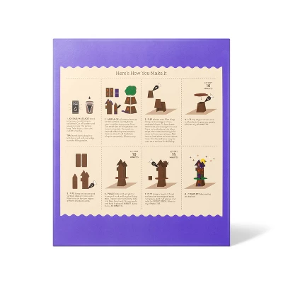 Halloween Ready-to-Decorate Chocolate Cookie Witch's Tower Kit - 29.4oz - Favorite Day™ 3 Halloween Ready-to-Decorate Chocolate Cookie Witch's Tower Kit - 29.4oz - Favorite Day™ - Image 3