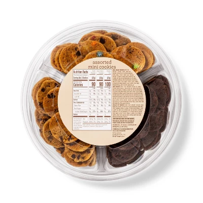 Mini Cookie Tray Variety Pack - 21oz - Favorite Day™ 1 Mini Cookie Tray Variety Pack - 21oz - Favorite Day™
