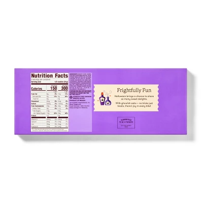 Halloween Hand Decorated Cookies Gift Box - 6.6oz/3ct - Favorite Day™ 1 Halloween Hand Decorated Cookies Gift Box - 6.6oz/3ct - Favorite Day™