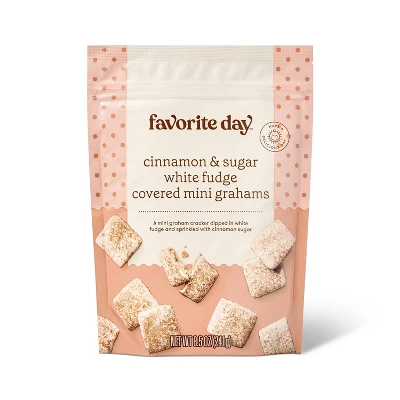 Cinnamon & Sugar White Fudge Covered Mini Grahams - 8.5oz - Favorite Day™ 2 Cinnamon & Sugar White Fudge Covered Mini Grahams - 8.5oz - Favorite Day™ - Image 2