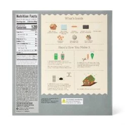 Halloween Pre-Built Haunted House Cookie House Kit - 25.2oz - Favorite Day™