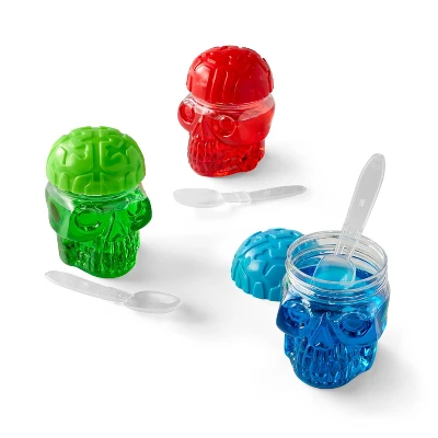 Halloween Sour Skull Candy Slime - 10.59oz/3ct - Favorite Day™ 1 Halloween Sour Skull Candy Slime - 10.59oz/3ct - Favorite Day™