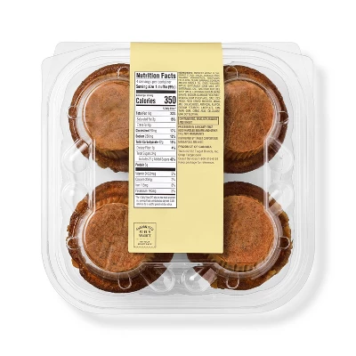 Banana Nut Muffins - 14oz/4ct - Favorite Day™ 2 Banana Nut Muffins - 14oz/4ct - Favorite Day™ - Image 2