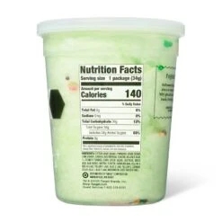 Fall Harvest Green Apple Cotton Candy With Sour Rainbow Crunchy Halloween Candy - 1.2oz - Favorite Day™