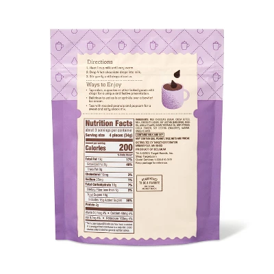 Hot Chocolate Drops: Milk Chocolate - 4oz - Good & Gather™ 1 Hot Chocolate Drops: Milk Chocolate - 4oz - Good & Gather™