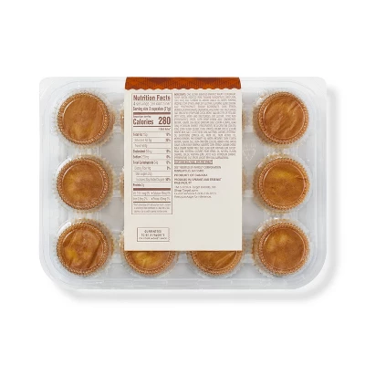 Harvest Pumpkin Spice Mini Cupcakes - 10oz/12ct - Favorite Day™ 2 Harvest Pumpkin Spice Mini Cupcakes - 10oz/12ct - Favorite Day™ - Image 2