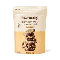 Milk Chocolate And Toffee Covered Mini Pretzels - 6oz - Favorite Day™ 5 Milk Chocolate And Toffee Covered Mini Pretzels - 6oz - Favorite Day™ -Albertsons GUEST df9caa5b 1d36 41b4 988f fbcdc7411d90
