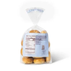 Plain Sliced Mini Bagels - 16oz/12ct - Favorite Day™